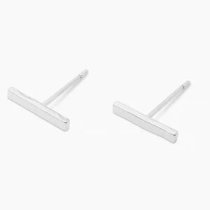 GORJANA Taner Bar-Earings-Silver NEW !!